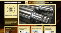 Desktop Screenshot of ganpathyalloycastings.com